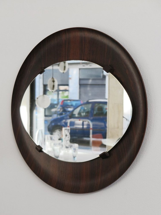 Mirror with wooden frame, Italy, 1960s – Italian Design (photo 2 of 12)