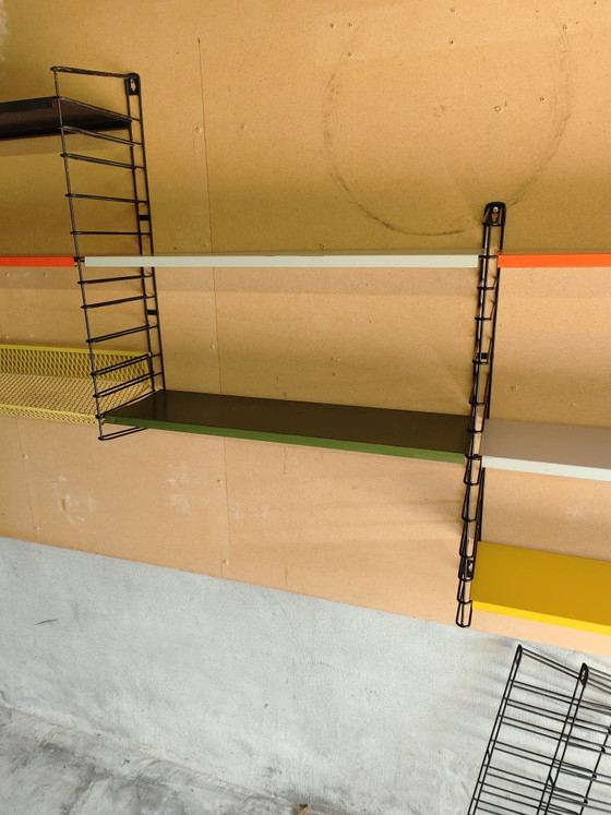 Image 1 of Vintage Tomado Holland wall system with rare reading shelf
