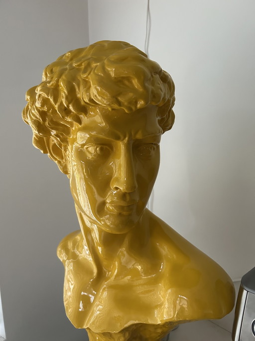 Large Bust of David - Pop Art – beeldhouwkunst, Plastic (photo 2 of 5)