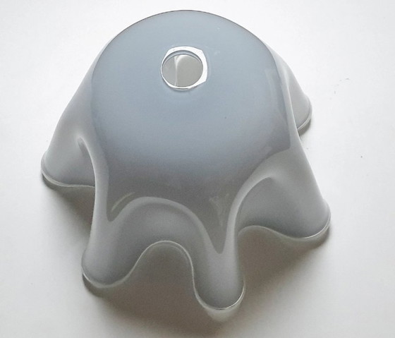 Image 1 of 2 large pendant lamps - Murano glass - model Fazeletto