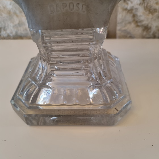 Image 1 of Buste Ancien en Cristal St Louis Pape Pie IX