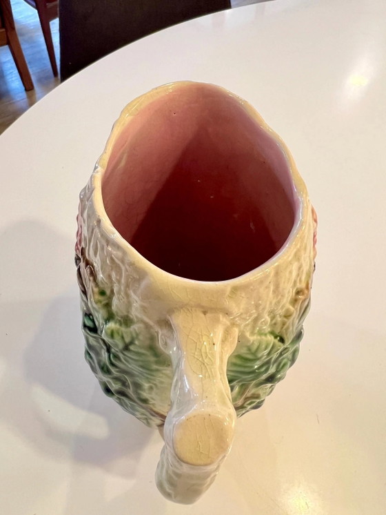 Rareté! Pichet, vase Art Nouveau original du fabricant anglais Minton, vers 1900, très bon état (photo 7 of 8)