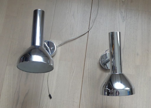 2 x wandlamp Cosack spot chroom 70s UK2RAEb