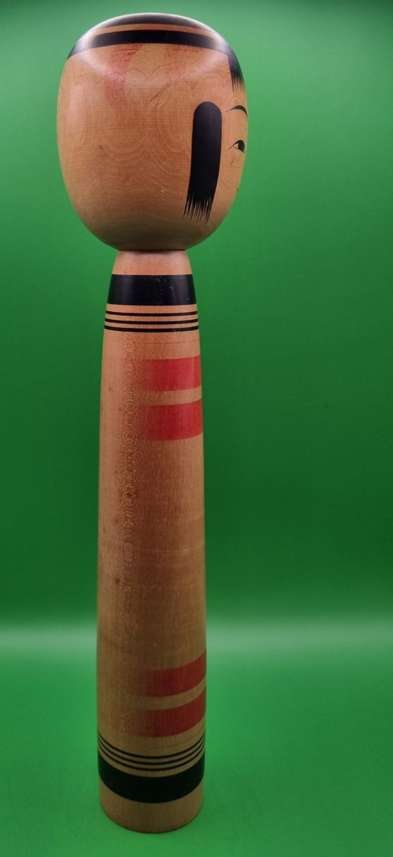 Grande Kokeshi Tsuchiyu vintage par Abe Ichiro. – Objets déco, Wood (photo 2 of 6)