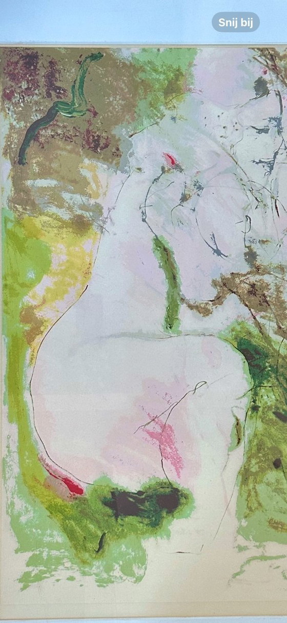 Image 1 of Kees van Bohemen (1928-1985) - Dos mujeres. Serigrafía