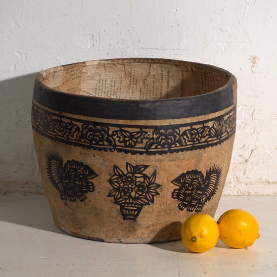 Antique Chinese papier-mâché container – China, circa 1900 – Decorative Objects (photo 7 of 40)