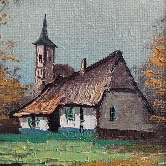 Image 1 of 2 tableaux Paysage flamand par Luc Verbist