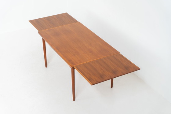 Image 1 of Extendable dining table by Skøvby Møbelfabrik (Denmark, 1960s).