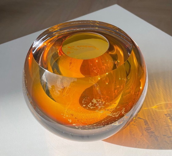 Image 1 of Unique glass object “TOPAZ” by George Broft 
