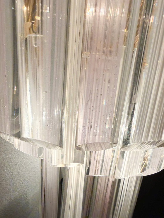 Image 1 of Lampada da parete/applique a cascata di metà secolo di Paulo Venini, vetro di Murano, Italia, anni '70