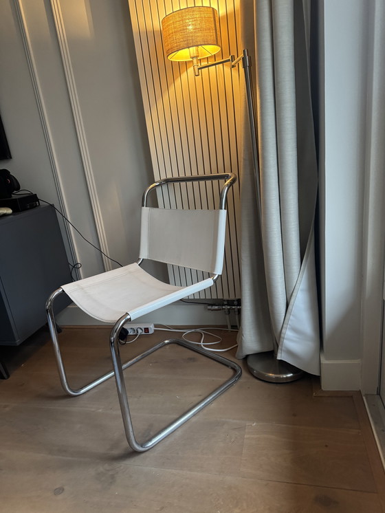 Image 1 of 2 x leren / chrome stoel