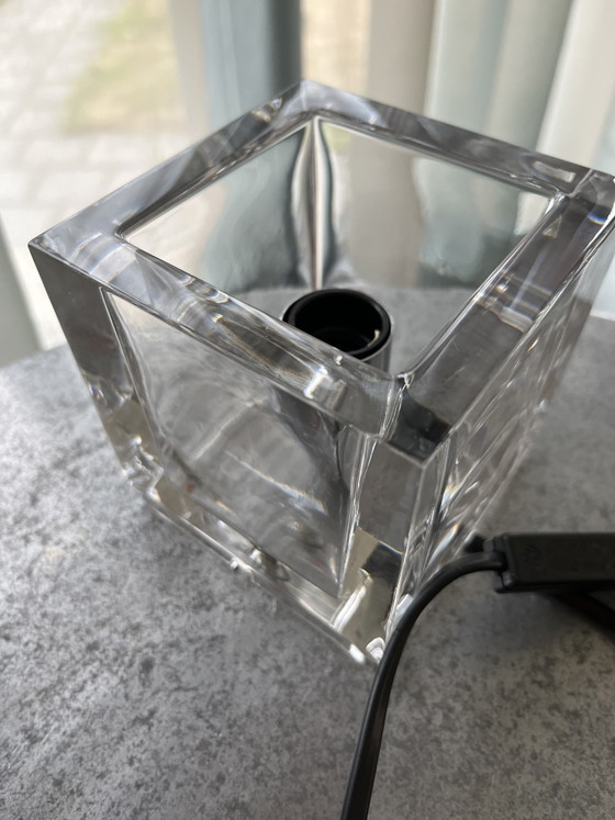 Nachtmann Ice Cube Lamp1970 – Tafellampen, Glass, Chrome (photo 5 of 5)