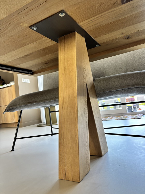 Image 1 of Oak dining table