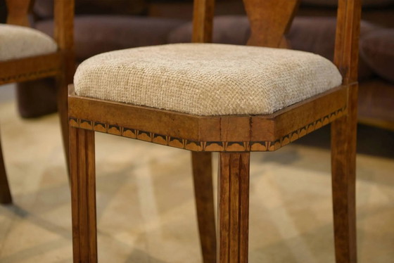 Pair of Art Deco chairs attributed to Baptistin Spade 1930s – Dining chairs (photo 9 of 12)