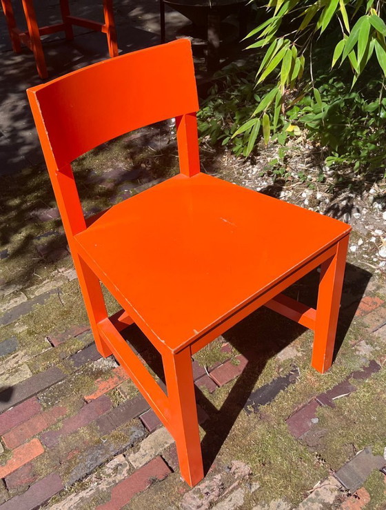 6 x Orange Shaker AVL from Moooi – Dining chairs, Wood (photo 8 of 15)
