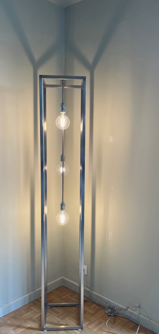 Lampe sur pied rétro au design vintage, lampe de lecture