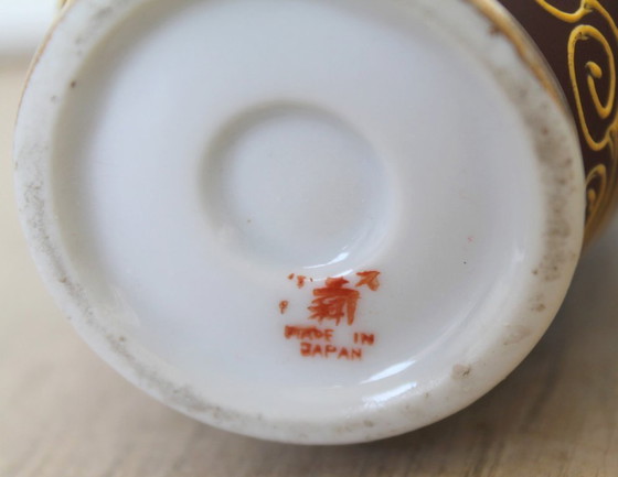 Image 1 of Satsuma Moriage set of 2 small vases, beautiful and authentic!