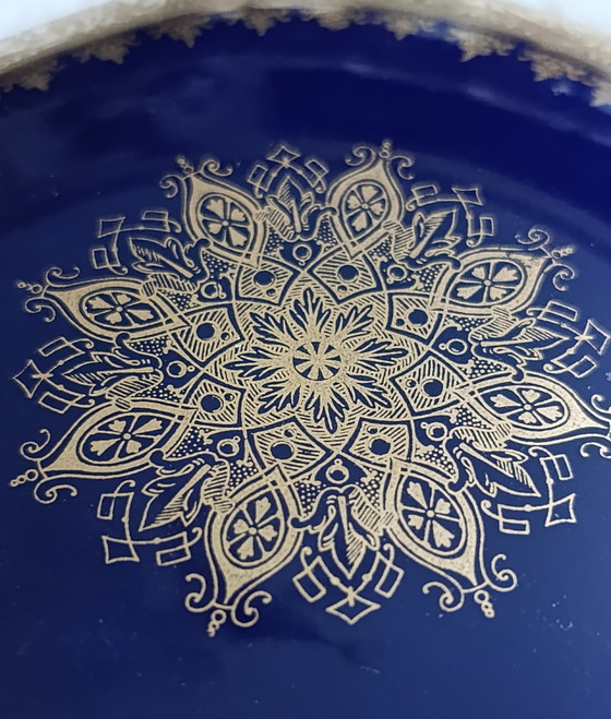 Portagioie in porcellana di Limoges, blu cobalto. – Oggetti decorativi, Porcelain (photo 8 of 11)
