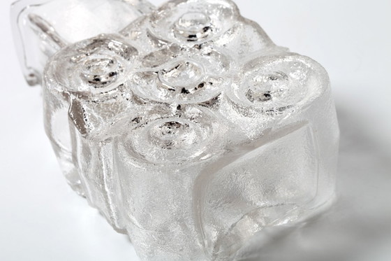 Image 1 of Vintage Walther Glas Vase: MCM Heiner Düsterhaus Art Glass, 1972