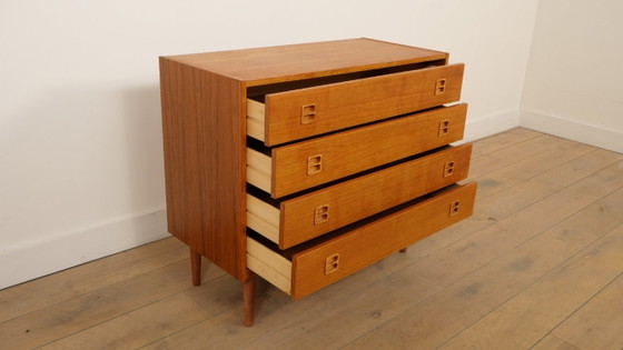 Vintage Danish chest of drawers | 4 drawers | Teak – Wood (photo 6 of 7)