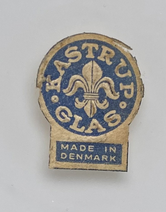 Image 1 of Jacob E Bang per Kastrup/Holmegaard Bottiglia alta opalina, 1957