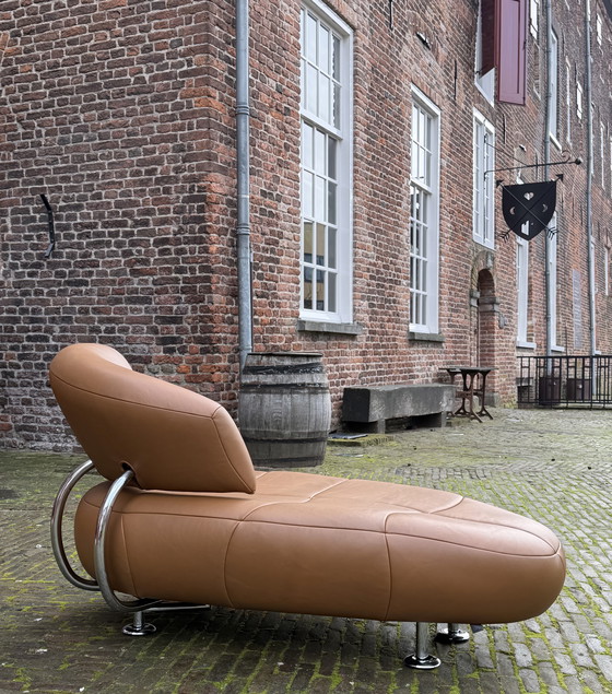 Image 1 of Fauteuil/méridienne Leolux Kikko en cuir Noli