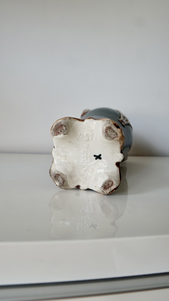 Image 1 of Jugendstilvase aus Schlicker, signiert Gustave de Bruyn - 1920er Jahre