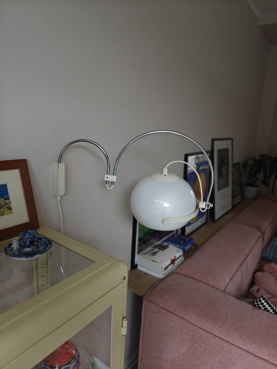Image 1 of Vintage wandlamp dubbele boog
