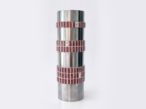 Image 1 of Vase Brutalist Aluminum Design