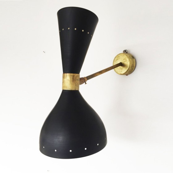 Image 1 of Pair of 1950's design wall sconces