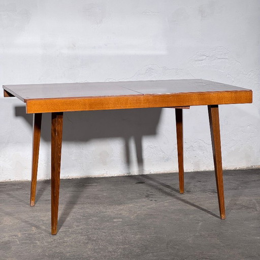 Uitschuifbare eettafel Tatra Nabytok, jaren 60 – Wood
