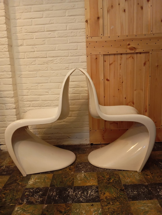 Image 1 of 2 chaises Herman Miller Panton de 1978