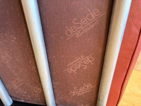 Bugatti Sessel von De Sede, Leder, Metall, Braun (Foto 4 von 6)