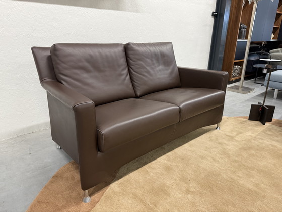 Image 1 of Leolux Paian sofa 2 Seater Senso leather brown 154