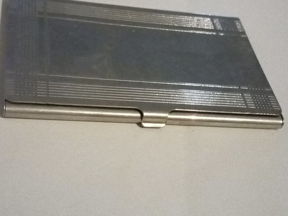 Image 1 of Vintage silver metal cigarette holder