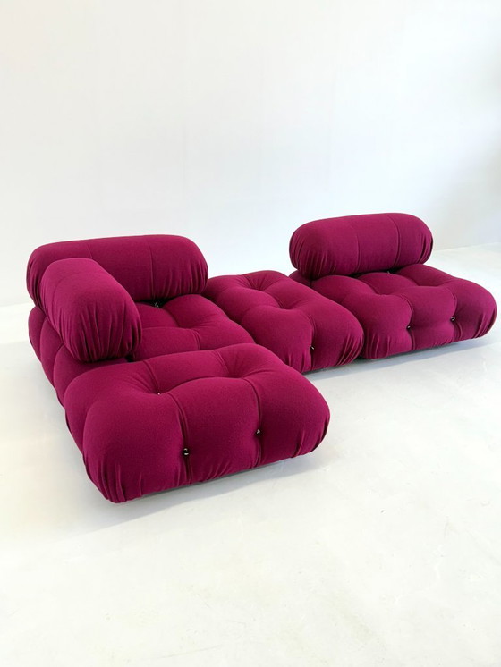 Image 1 of Camaleonda Modular Sofa in Bordeaux/Fuchsia Par Mario Bellini pour B&B Italia