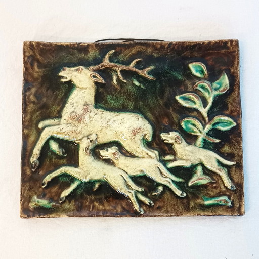 Wandtafel aus Karlsruher Keramik