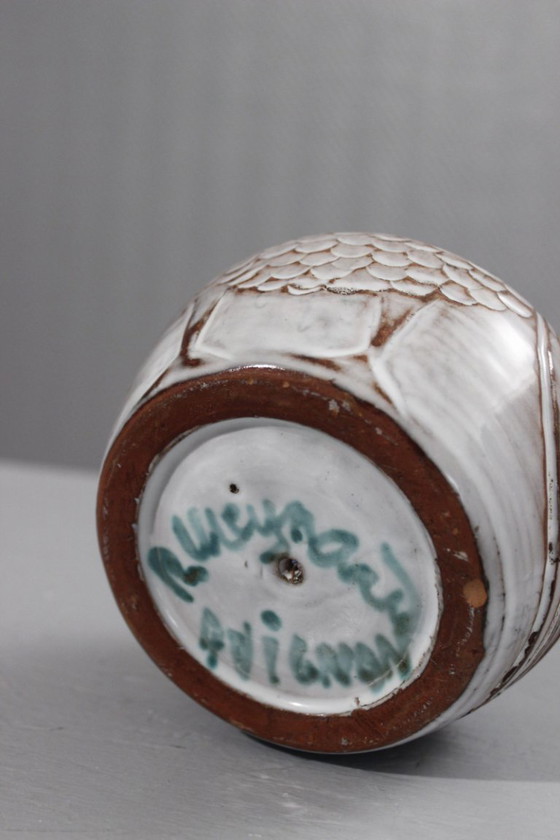 Image 1 of Robert Meynard in Avignon – Keramik-Eulenskulptur, um 1960