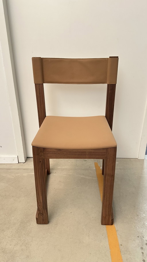 Tan Wood Chair (4 in stock)