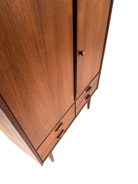 Credenza alta vintage danese in teak, anni '60 – Credenze alte, Wood (photo 9 of 11)