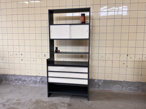 Vintage modular wall cabinet