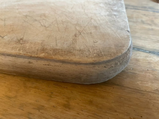 Image 1 of Bread board Snack board Cutting board beech wood antique French