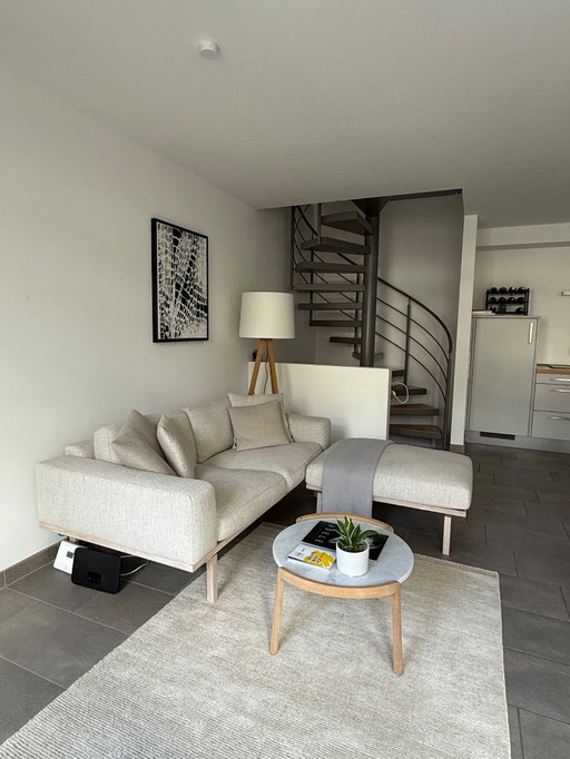 Bolia série Elton 2 places avec pouf et coussin