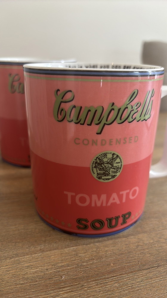 Image 1 of Andy Warhol, tasses Rosenthal, 2 Campbell's)