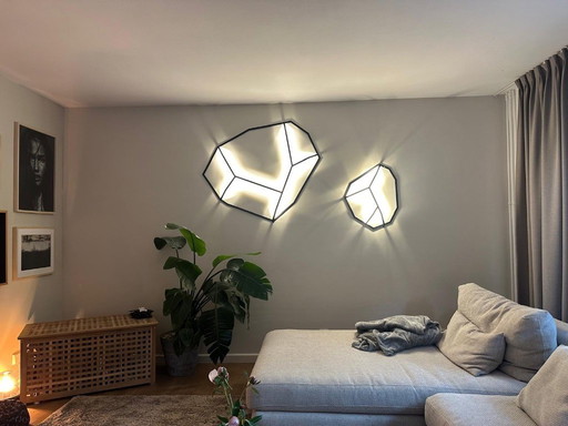 2 x lampes murales Bolia Meteor