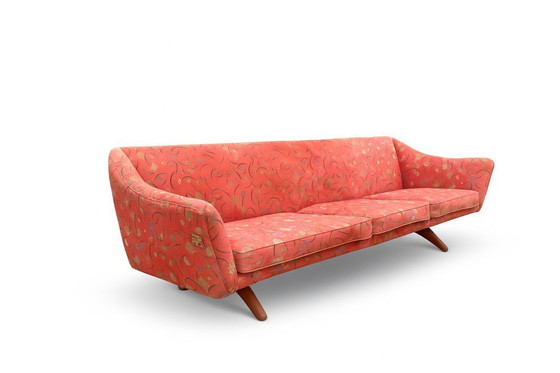 Image 1 of Illum Wikkelsø ML90 Scandinavische mid-century 3-zits sofa (jaren ’60)