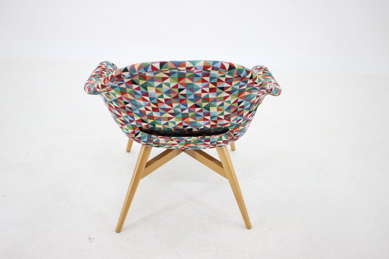 Image 1 of 1960s Miroslav Navratil Shell Lounge Chair, Czechoslovakia