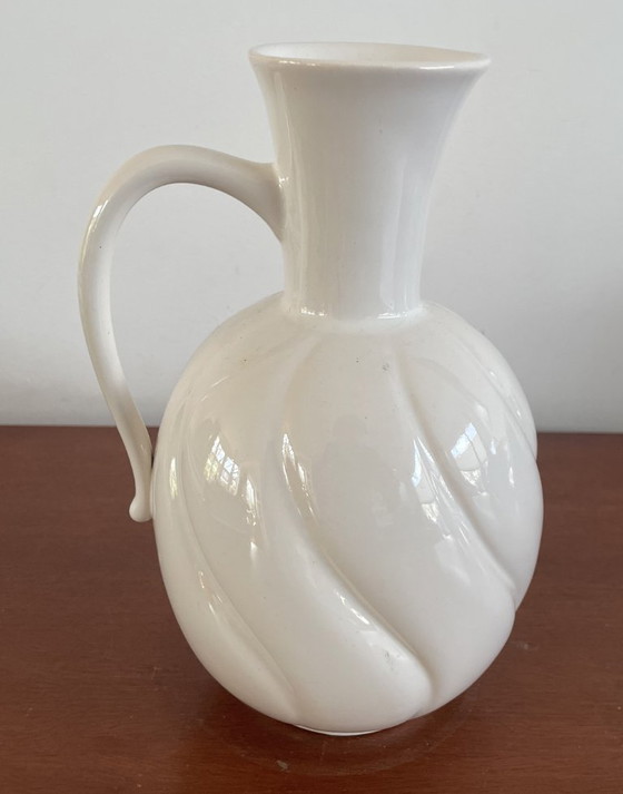 Image 1 of Zenith Gouda - brocca in terracotta bianco crema modello 746