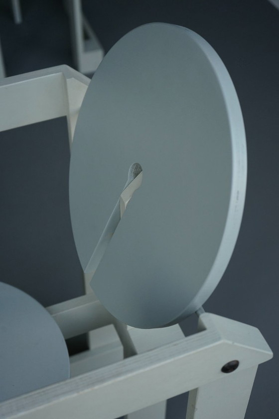 Image 1 of Rare pair of 'Plakhout' side chairs by Henk Lampe, 1979