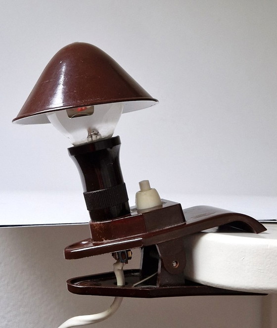 Bakelit Klemmlampe / Leselampe / Reiselampe - 1930er-1950er Jahre – Other (photo 3 of 6)
